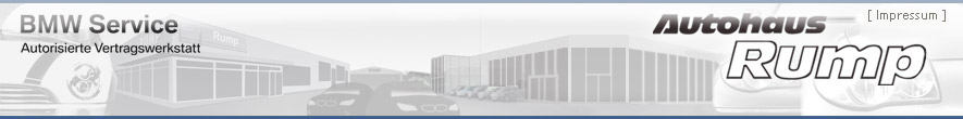 Autohaus Rump GmbH - BMW Service Autorisierte Vertragswerkstatt
