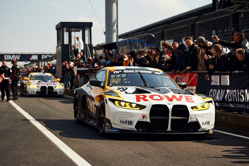 Dreifachsieg für den BMW M4 GT3 – ROWE Racing gewinnt vor BMW Junior Team und Walkenhorst Motorsport.