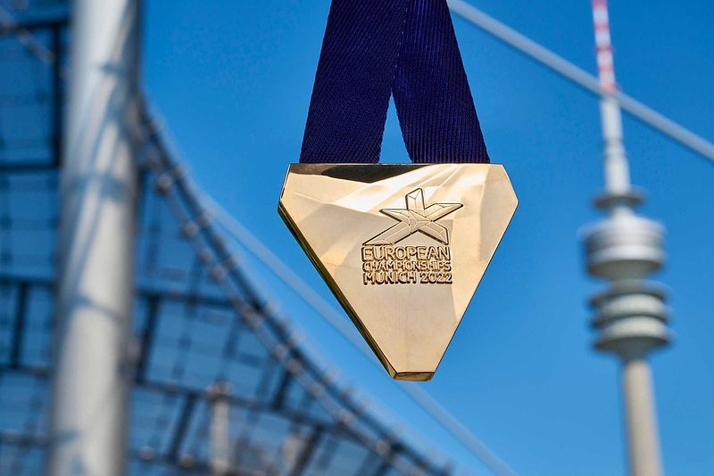 BMW Group Design entwirft Medaillen für European Championships Munich 2022.