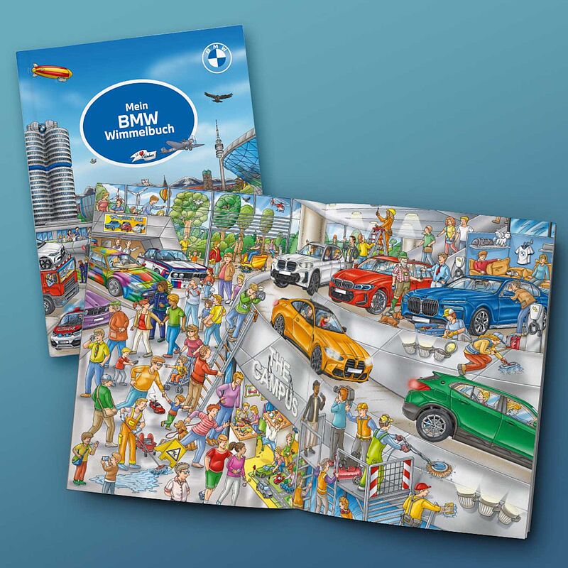 Das weltweit erste BMW Wimmelbuch ab 9. Dezember im Handel erhältlich