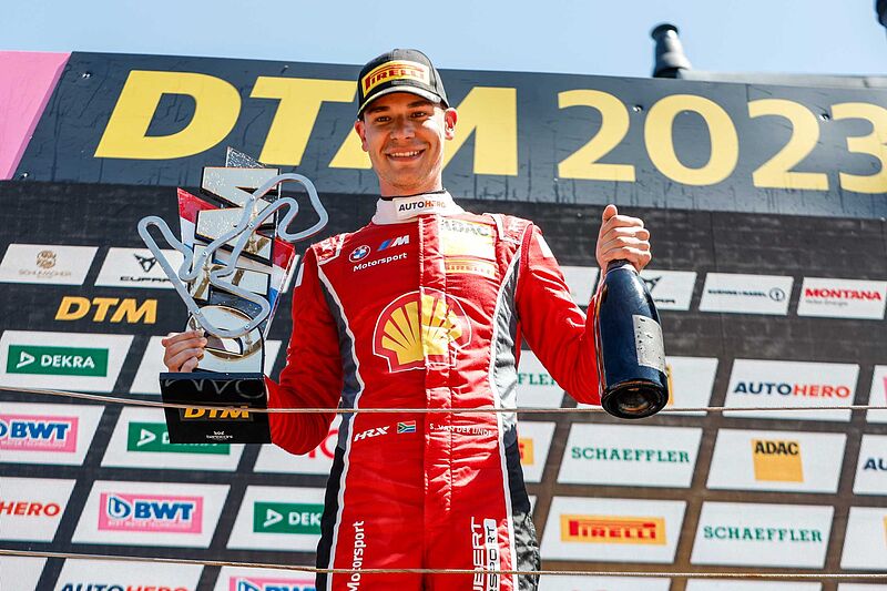 DTM-Podium für Sheldon van der Linde und Schubert Motorsport in Zandvoort.