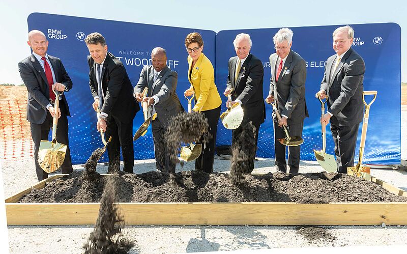 Bereit für eine elektrische Zukunft: Spatenstich zum neuen BMW Group Montagestandort für Hochvoltbatterien in South Carolina, USA