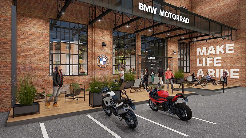BMW Motorrad präsentiert die BMW Motorrad Welt.