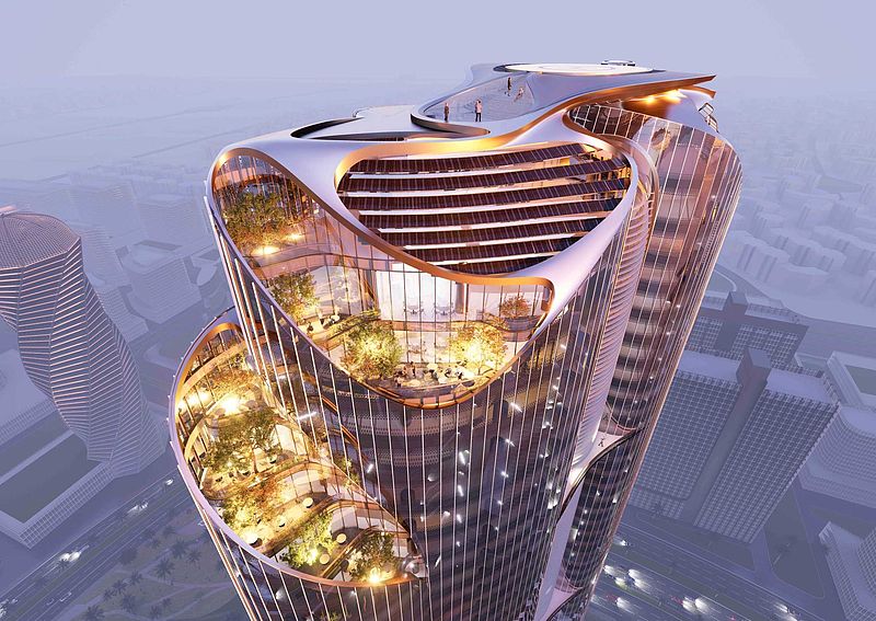 Designworks wird Partner bei der Gestaltung des Forbes International Tower in Ägypten.