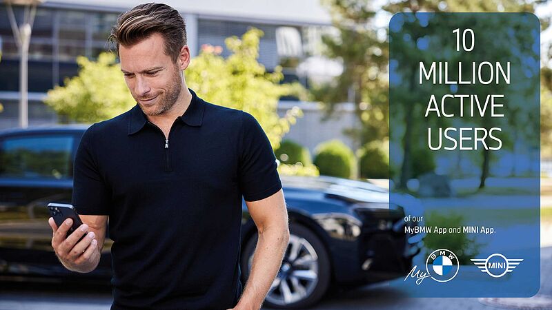 Apps von BMW und MINI knacken zusammen die Marke von zehn Millionen aktiven Nutzern.