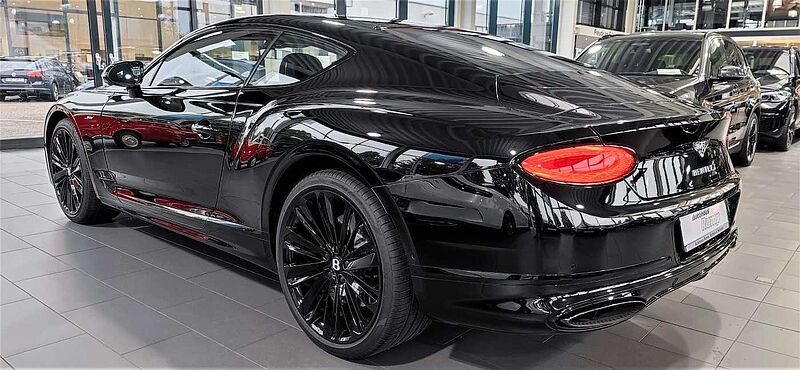 Bentley Continental GT Speed, W12, schwarz/schwarz, voll