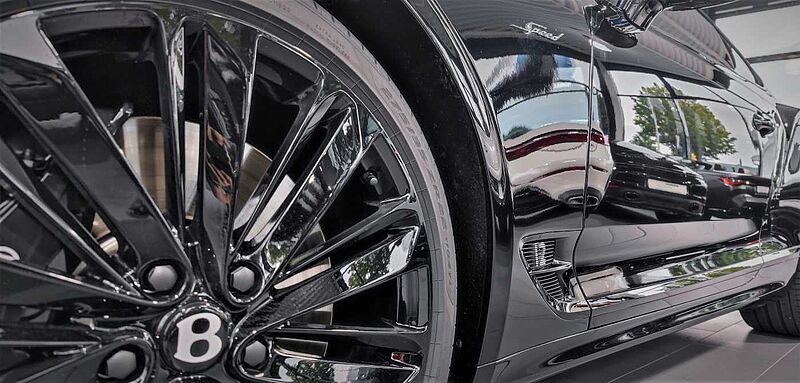 Bentley Continental GT Speed, W12, schwarz/schwarz, voll