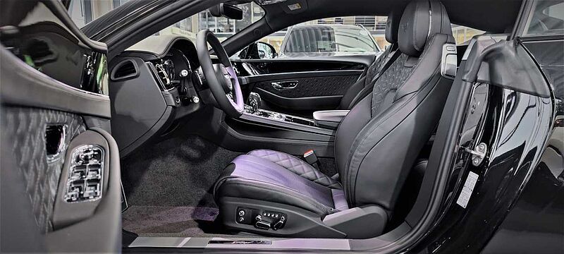 Bentley Continental GT Speed, W12, schwarz/schwarz, voll
