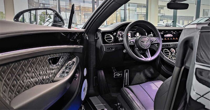 Bentley Continental GT Speed, W12, schwarz/schwarz, voll