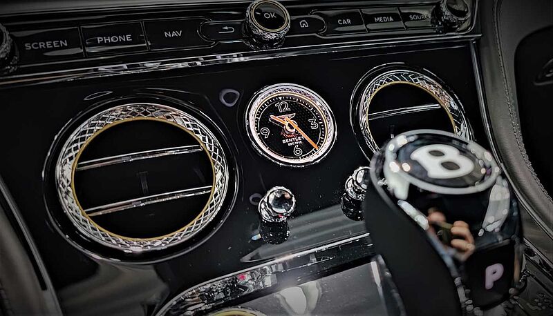 Bentley Continental GT Speed, W12, schwarz/schwarz, voll