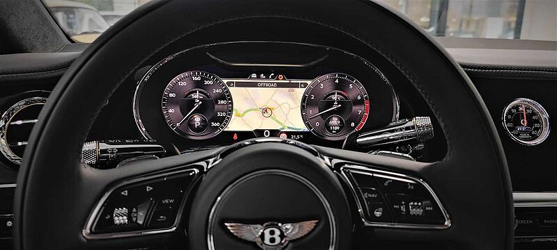Bentley Continental GT Speed, W12, schwarz/schwarz, voll