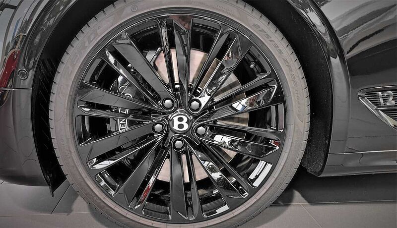 Bentley Continental GT Speed, W12, schwarz/schwarz, voll